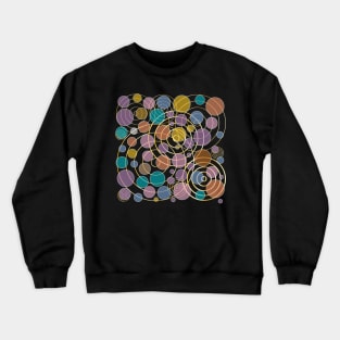 Colorful Modern Abstract Geometric Deco Crewneck Sweatshirt